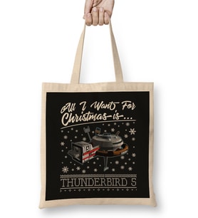 All I Want For Christmas Is Thnderbird 5 Bez Çanta Uzun Saplı