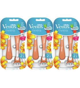 Gillette Venus Riviera Kullan At Kadın Tıraş Bıçağı 6 Lı Set (3PK*2)