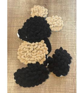 30X9 CM ÖZEL TASARIM PELUŞ KADİFE TASARIM APLİKE DİKİŞ AKSESUARI YAMA ARMA