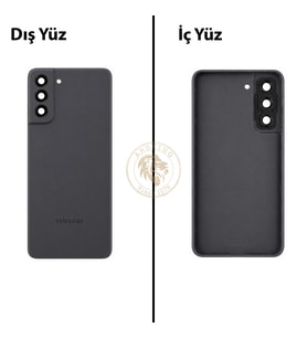 Samsung S21 Fe Grafit Arka Pil Kapağı Batarya Kapağı Lazer Kesim Back Cover