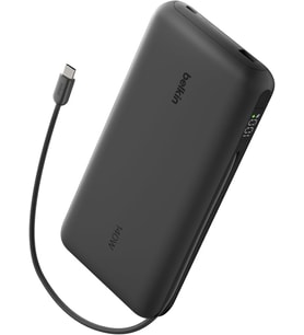Belkin Ultracharge Pro 25000 Mah Dizüstü Power Bank Hızlı Şarj, Siyah 25K Kapasite, 1 X Usb-C Bağl