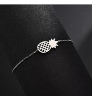 Ananas Tasarım Gümüş Bileklik 925K