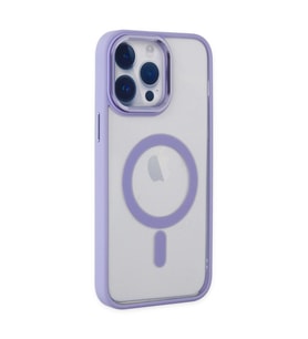 iPhone 14 Pro Max Kılıf Room Magneticsafe Silikon - Lila