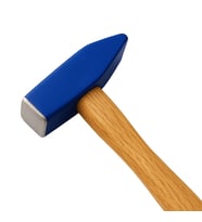 Beylini 200gr Profesyonel Ahşap Saplı Çift Taraf Çekiç 9 cm Çelik Baş Ergonomik Çakma İnce İşçilik Dayanıklı (Mavi)