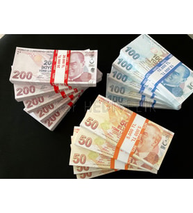 YENİ 1500 ADET 50-100-200 TL GEÇERSİZ EĞLENCE OYUN ŞAKA  DÜĞÜN PARASI