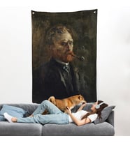 Vincent van Gogh - Otoportre Duvar Örtüsü-7444