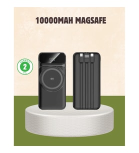 Mey İthalat® 10000 mAh Kablosuz Powerbank – 15W Hızlı Şarj, Type-C Çoklu Çıkışlı