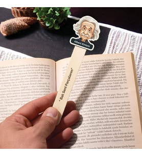 Albert Einstein Esprili Çubuk Kitap Ayracı