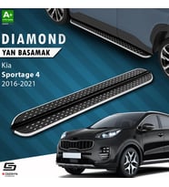 S-Dizayn Kia Sportage 4 Diamond Krom Yan Basamak 173 Cm 2016-2021