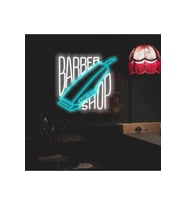 Barber Shop Yazılı Neon Tabela
