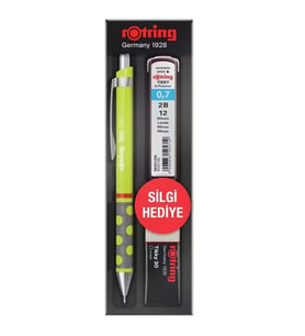 Rotring Okul Seti Tikky Rd 0.7+Min Silgi Hediyeli Limon Yeşili