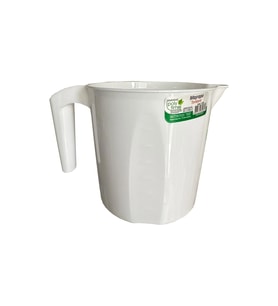 Polytime Plastik Beyaz Ölçekli Maşrapa - 1.5 Litre