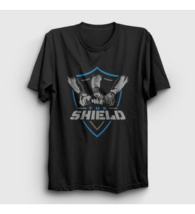 Presmono Unisex Siyah The Shield Wwe Güreş T-Shirt 551770tt