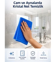 Mikrofiber Temizlik Bezi İz ve Leke Bırakmayan Çok Amaçlı Ev Temizlik Bezi 40x40