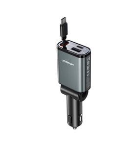 Joyroom JR-CCL07 45W 3 Port Pd+Usb Çekmeli Araç Şarj
