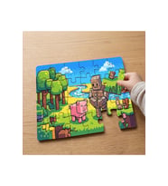 Manyetik Bloklar - Piksel Sanatı Tasarımlı 24 Parça Ahşap Çocuk Puzzle