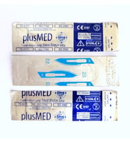 Bistüri Ucu 3 Adet Steril Karbon Çeliği (Plusmed 1.Kalite)