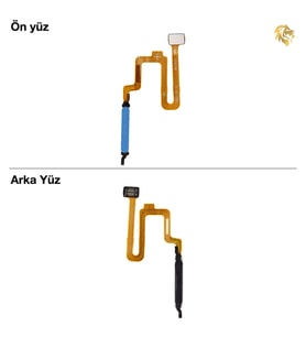 Xiaomi Redmi Note 12 Pro 5G Uyumlu Parmak İzi Filmi Mavi Parmak İzi Okuyucu Parmak İzi Sensörü