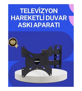Mey İthalat® LED LCD TV Duvar Askı Aparatı Hareketli ve Döner