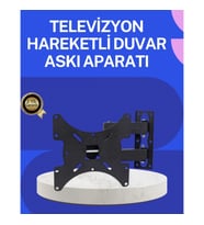 Mey İthalat® LED LCD TV Duvar Askı Aparatı Hareketli ve Döner
