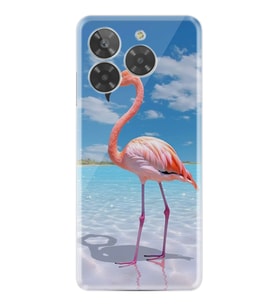 Era 30 Kılıf HD Resim Baskılı Okaynus ve Flamingo StKd -093