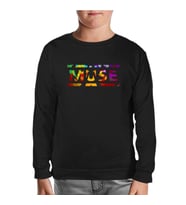 Muse - Cover Logo Siyah Çocuk Sweatshirt