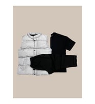 Takım set Yelek, Tshirt, Jogger Pantolon 3'lü set takım Yüksek Kalite TY345 (Çok Renkli)