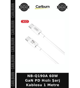 NB-Q190A 60W GaN PD Hızlı Şarj Kablosu 1 Metre Cihaz Yedek Teknoloji