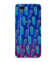 PrintiFy Oppo RX17 Neo  ile Uyumlu 1mm Slim Fit Nazar Boncuğu 4 Baskılı Şeffaf  Kılıf