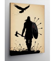 Kanvas Tablo Savaşçı Viking