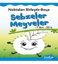 Noktaları Birleştir-Boya Sebzeler-Meyveler-1’den 30’a
