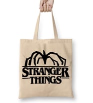 Stranger Things Demogorgon Logo Bez Çanta Uzun Saplı