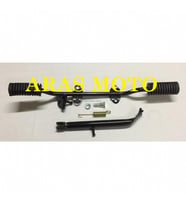 CG TİPİ ÖN BASAMAK + YAN AYAK SEHPA TAKIM SETİ ORTA DEMİR ARASMOTO (Siyah)