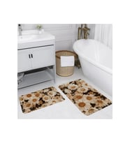 Eliana Home Baskılı 2'li Banyo Paspas Takımı RVG5079