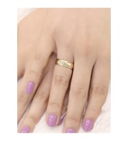 14 Ayar Altın 6mm Alyans Yüzük (Sarı)
