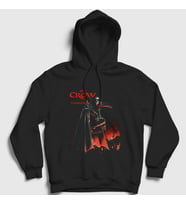 Presmono Unisex Siyah The Crow Eric Draven Rain Kapüşonlu Sweatshirt 440440tt