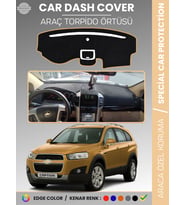 CHEVROLET CAPTİVA (2008-2011) Torpido Örtüsü Ön Göğüs Torpido Koruma Tam Uyum Kaymaz Hızlı Montaj