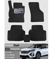Peugeot 2008 Benzinli (2020-2025) Uyumlu EVA Paspas Tam Set–Araca Özel Kesim,Kaymaz,Kolay Montaj
