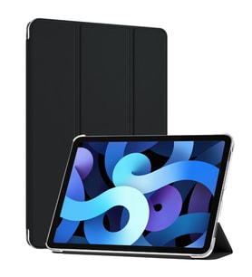 Microsonic Apple iPad Air 11 2024 Kılıf (A2902-A2903) Slim Translucent Back Smart Cover Siyah (Siyah)