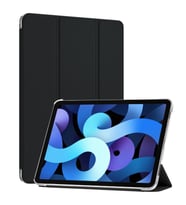 Microsonic Apple iPad Air 11 2024 Kılıf (A2902-A2903) Slim Translucent Back Smart Cover Siyah (Siyah)