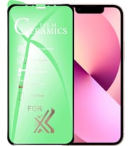 Apple Uyumlu   iPhone 13 Mini Ekran Koruyucu 9D Seramik Nano Tam Kaplayan