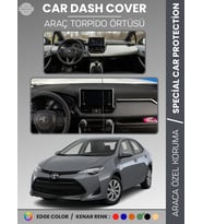 TOYOTA COROLLA (2019+) TORPİDO ÖRTÜSÜ E210 KASA HAYALET EKRANSIZ ANALOG GÖSTERGELİ TORPİDO KORUMA