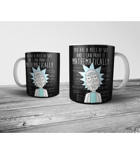 Pixxa Rick and Morty Kupa Bardak Model 1