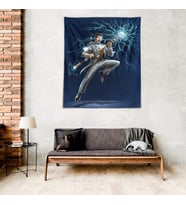 Nicola Tesla Electric Yıkanabilir Leke Tutmaz Kumaş Duvar Örtüsü Duvar Halısı Tapestry (Karışık)