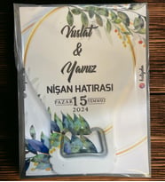 10 Adet Söz, Nişan, Nikah, Düğün Hediyesi Balon Açacak Magnet Kart ve Ambalajlı Tek Tek (blnmg9)