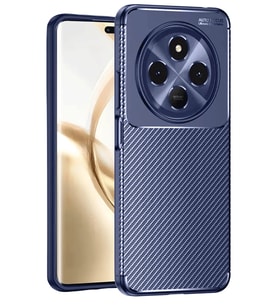 Pilelistore   Tecno Spark 30C Kılıf Auto Focus Karbon Kapak - Lacivert