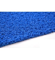 COLOURMAT Kaydırmaz Kaymaz Yolluk Karmaşık Halı Kıvırcık Paspas 1m X 2m (MAVİ) (STD)