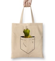 Kermit Breastpocket Bez Çanta Uzun Saplı