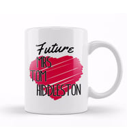 Future Mrs Tom Hiddleston Love Heart Kupa Bardak Porselen