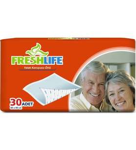 FreshLife Hasta Yatak Koruyucu 60*90CM 30 Adet Tekli Pk
